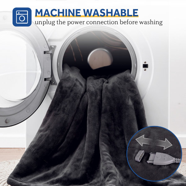 Sealy Electric Blanket, Flannel Heated Blanket Wayfair